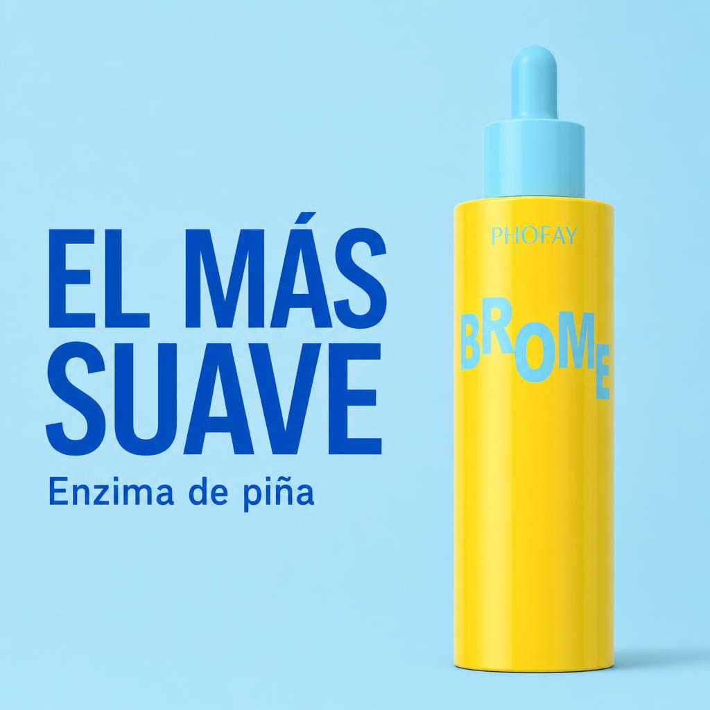 BROMELAIN, peeling de enzima de piña: el más suave
